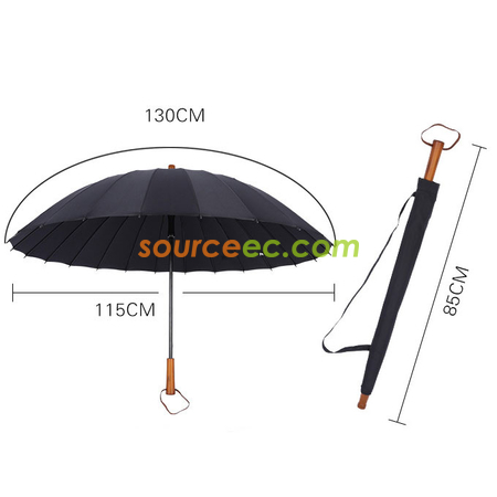 Customization 24K Straight Umbrella Corporate Gifts