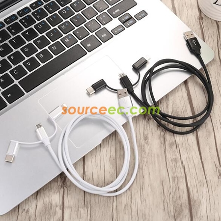 Customization 3 In 1 USB Charging Cable Corporate Gifts