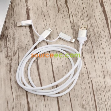 Customization 3 In 1 USB Charging Cable Corporate Gifts
