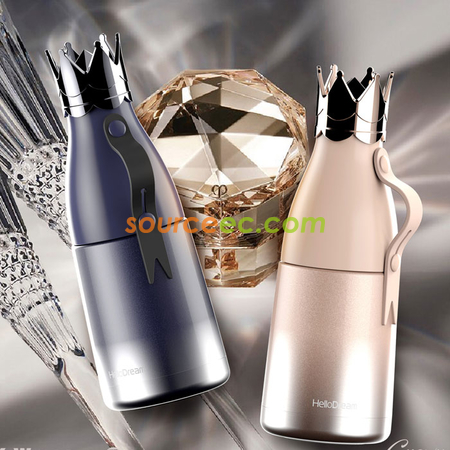Customization 350ML Crown Stainless Steel Vacuum Flask Corporate Gifts