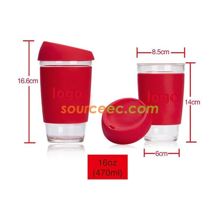 Customization Glass Coffee Cup Corporate Gifts