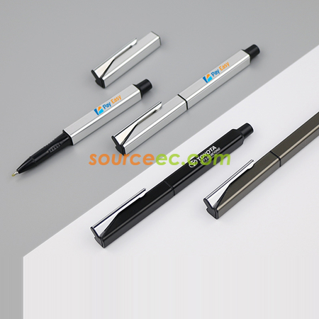 Customization Metal Gel Pen with Cap Corporate Gifts