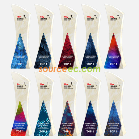 Customization Marble Crystal Trophy Corporate Gifts