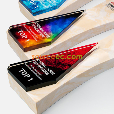 Customization Marble Crystal Trophy Corporate Gifts