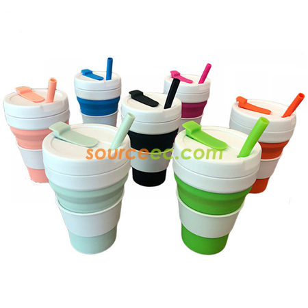 Customization Silicone Collapsible Coffee Cup Corporate Gifts