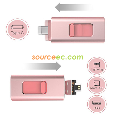 Customization 4 in 1 OTG USB Flash Drive Corporate Gifts