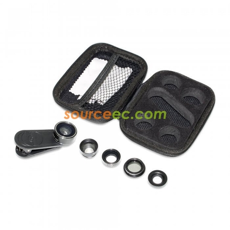 Customization 5 in 1 Mobile Camera Lens Set in Pouch Corporate Gifts