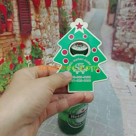 Customization Christmas Tree Bottle Opener Corporate Gifts