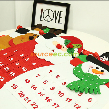 Customization Christmas Countdown Wall Calendar Corporate Gifts