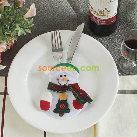 Customization Christmas Cutlery Set Cover Corporate Gifts