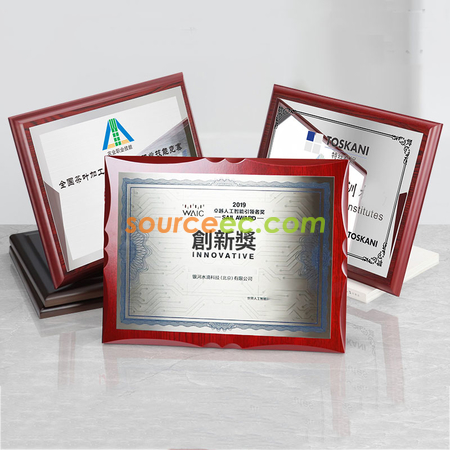 Customization Wooden Metal Plate Corporate Gifts