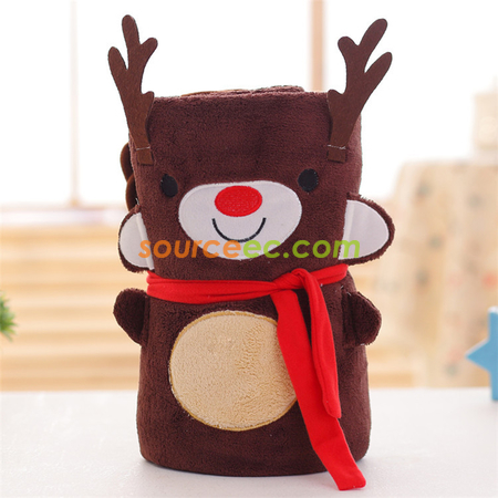 Customization Christmas Rolling Blanket Corporate Gifts