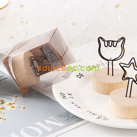 Customization Wood Memo Clip Corporate Gifts