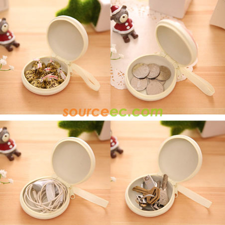 Customization Tin Plate Zipper Coin Purse Corporate Gifts