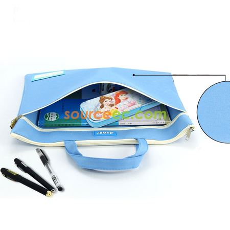 Customization Portable Two-zipper File Bag Corporate Gifts