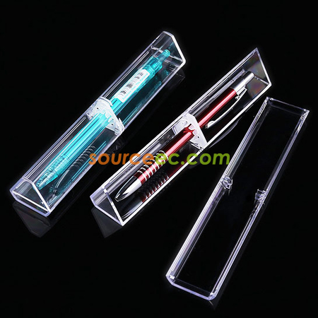 Transparent Triangle Pen Case