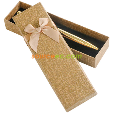 Customization Bow Pen Box Corporate Gifts