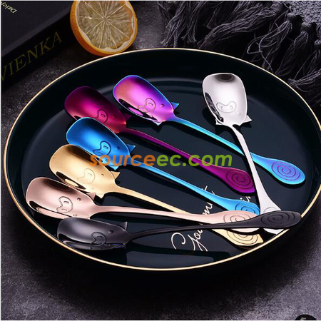 Coffee dessert mixing spoon