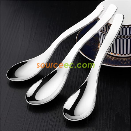 A soup spoon