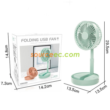 Customization Retractable Folding Charging Fan Corporate Gifts