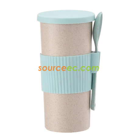 Customization 350ML Wheat Straw Coffee Cup Corporate Gifts