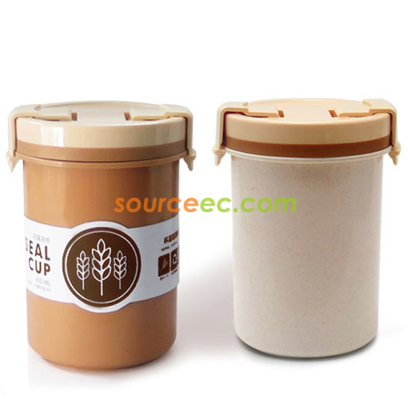 600ML Wheat Straw Soup Cup