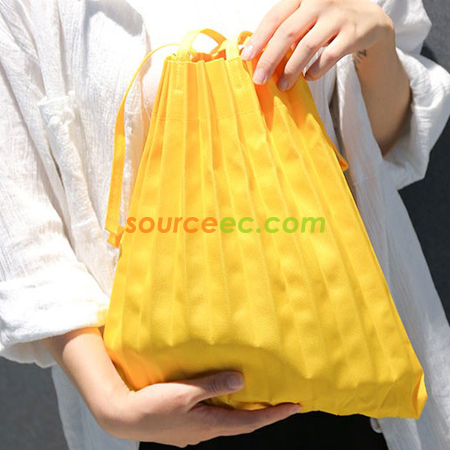 Customization Pleated-design Canvas Bag Corporate Gifts