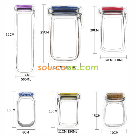Customization Reusable Mason Jar Bags Corporate Gifts