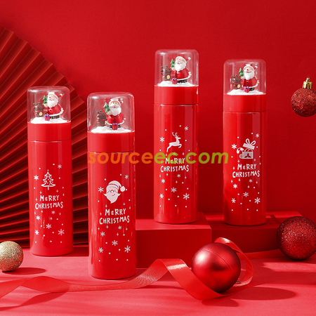Customization 380ML Christmas Thermal Mug Corporate Gifts