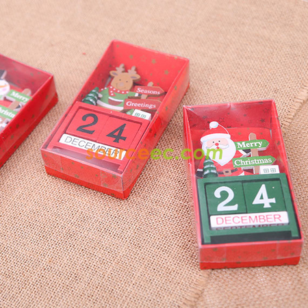 Customization Christmas Wooden Calendar Corporate Gifts