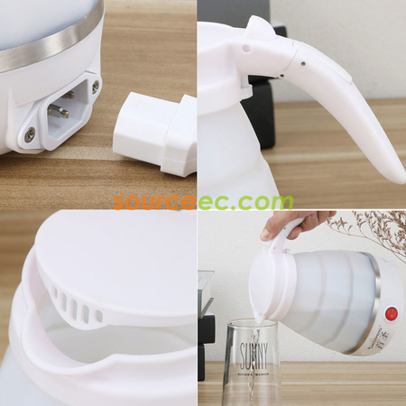 Customization 600ML Silicone Folding Electric Kettle Corporate Gifts
