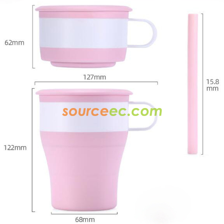 Customization Foldable Silicone Cup Corporate Gifts