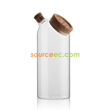 Customization Glass Sealed Jar With Cork Stopper Corporate Gifts