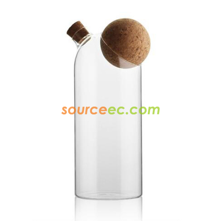 Customization Glass Sealed Jar With Cork Stopper Corporate Gifts
