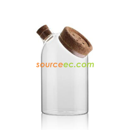 Customization Glass Sealed Jar With Cork Stopper Corporate Gifts