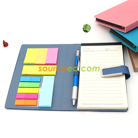 Customization PU Notebook with Sticky Corporate Gifts