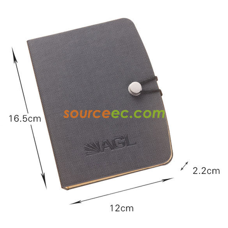 Customization PU Notebook with Sticky Corporate Gifts