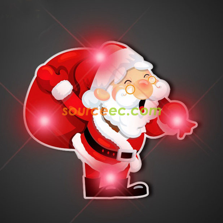 Customization Christmas LED Badge Corporate Gifts