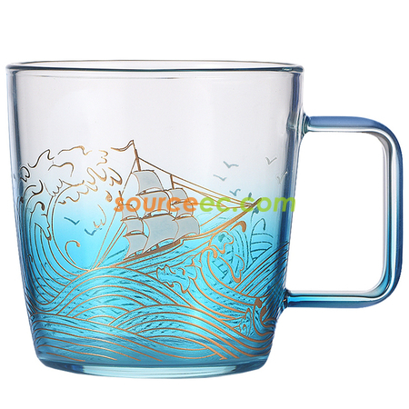 Customization Sailing Glass Mug Corporate Gifts