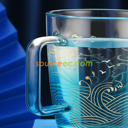 Customization Sailing Glass Mug Corporate Gifts