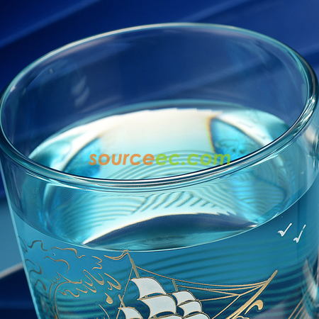 Customization Sailing Glass Mug Corporate Gifts