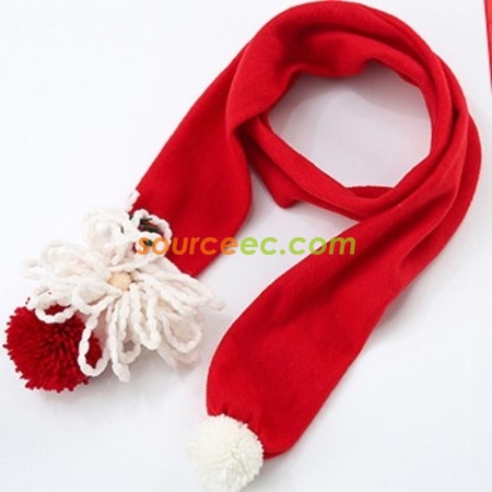 Customization Christmas warm scarf Corporate Gifts