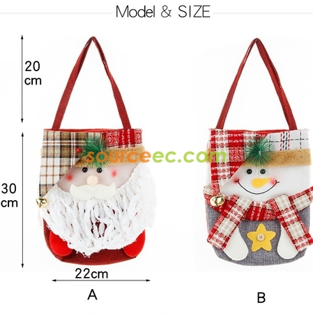 Customization Christmas Decoration Gift Bag Corporate Gifts