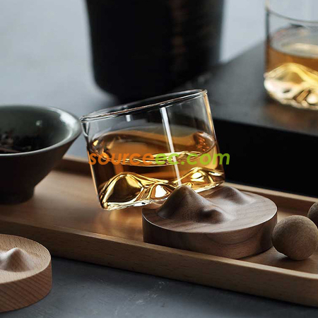Customization Japanese Style Glass Tea Cup Corporate Gifts