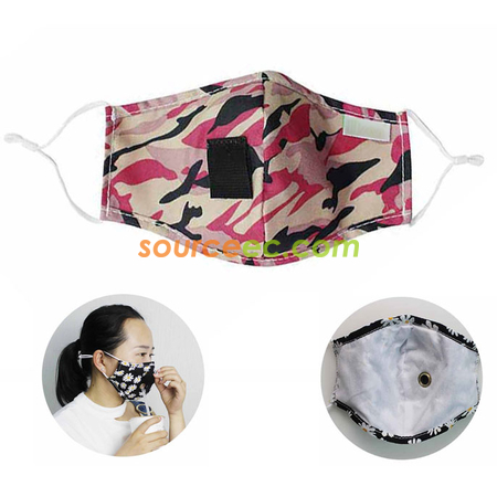 Mask with Straw Hole