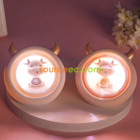 Customization Cow Night Light Corporate Gifts