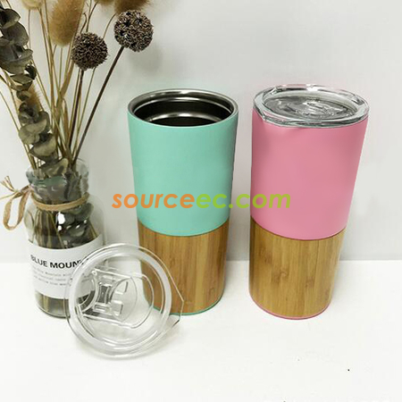 Customization Stainless Steel Bamboo Cup Corporate Gifts