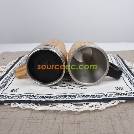 Customization Stainless Steel Bamboo Cup Corporate Gifts