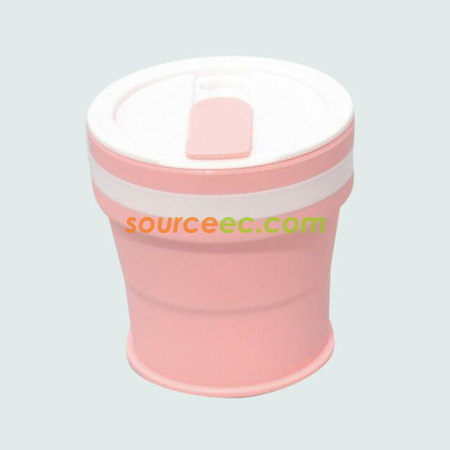 Customization 350ML Silicone Collapsible Coffee Cup Corporate Gifts