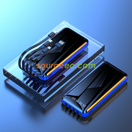 Customization 10000mAh Power Bank with In-Built Type C / Micro / Lightning Corporate Gifts